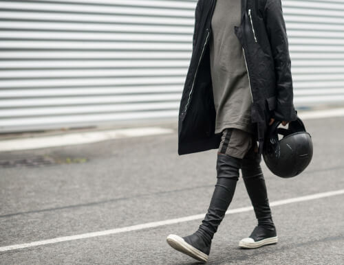 rick owens ISLAND DUNK pull-up