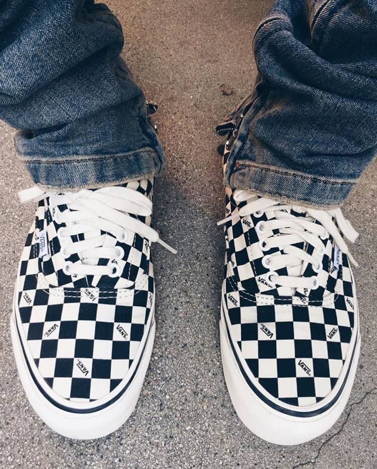 vans checkered sneakers