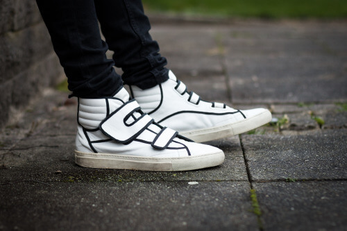 Raf Simons Velcro High Tops