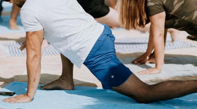 yoga shorts men