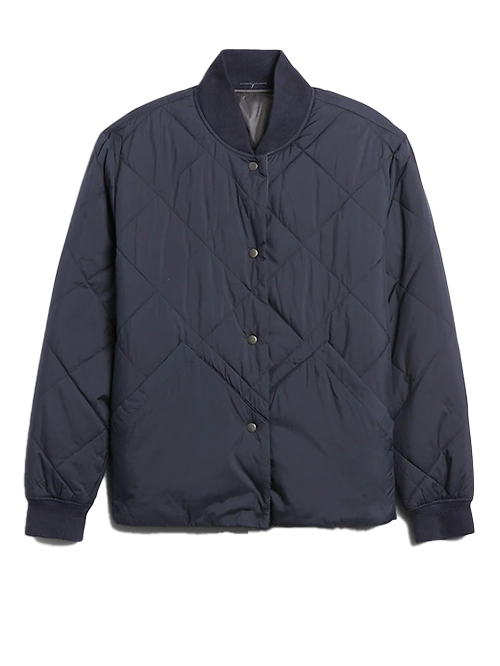 Banana Republic: Reversible Quilted Bomber Jacket