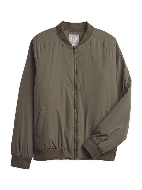 GAP: Recycled Nylon Bomber Jacket