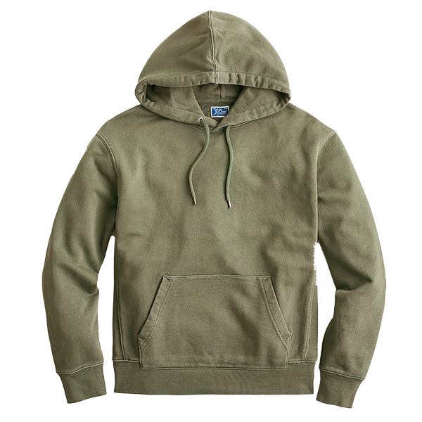 J.Crew Garment-Dyed French Terry Hoodie