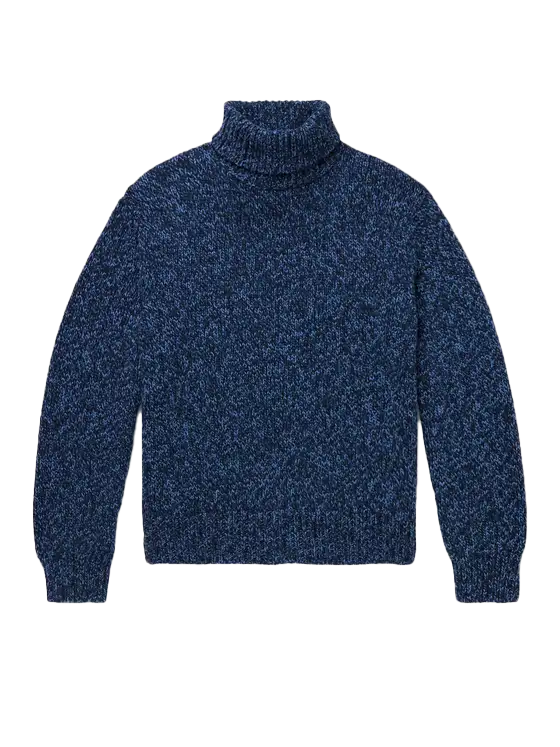 Cashmere and Wool-Blend Rollneck Sweater