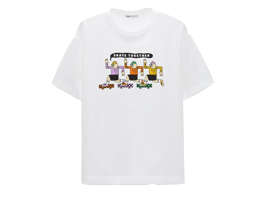 Zara Oversized Graphic T-Shirt 